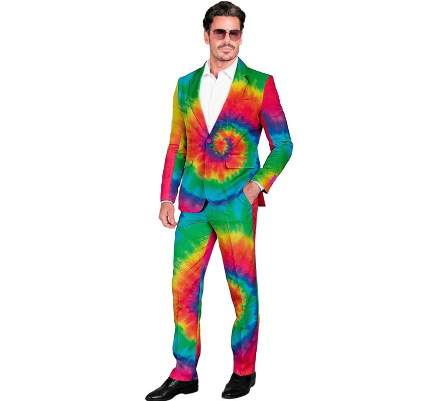 Men's Neon Multicolor Funny Party Suit