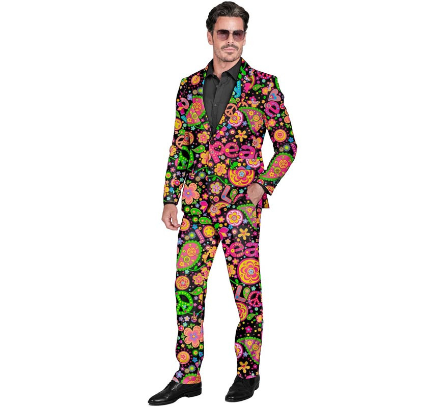 Funny Peace Hippie Party Costume for Men