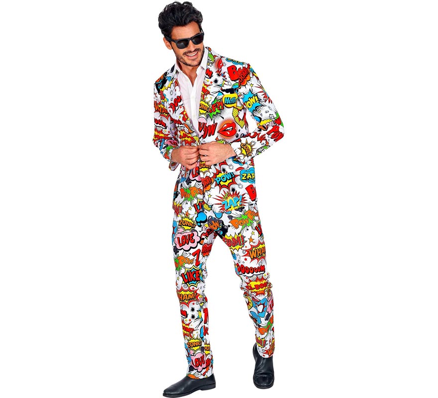 Tenue drôle Pop Art des années 60 pour hommes