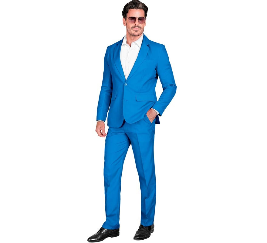 Funny elegant Mr. blue suit for men