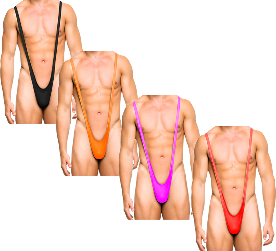 Triquíni sexy para homens em várias cores