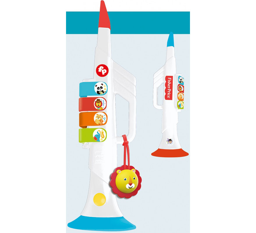 Trompeta Fisher-Price de 4 Notas con Estuche Trompeta Fisher-Price de 4 Notas con Estuche