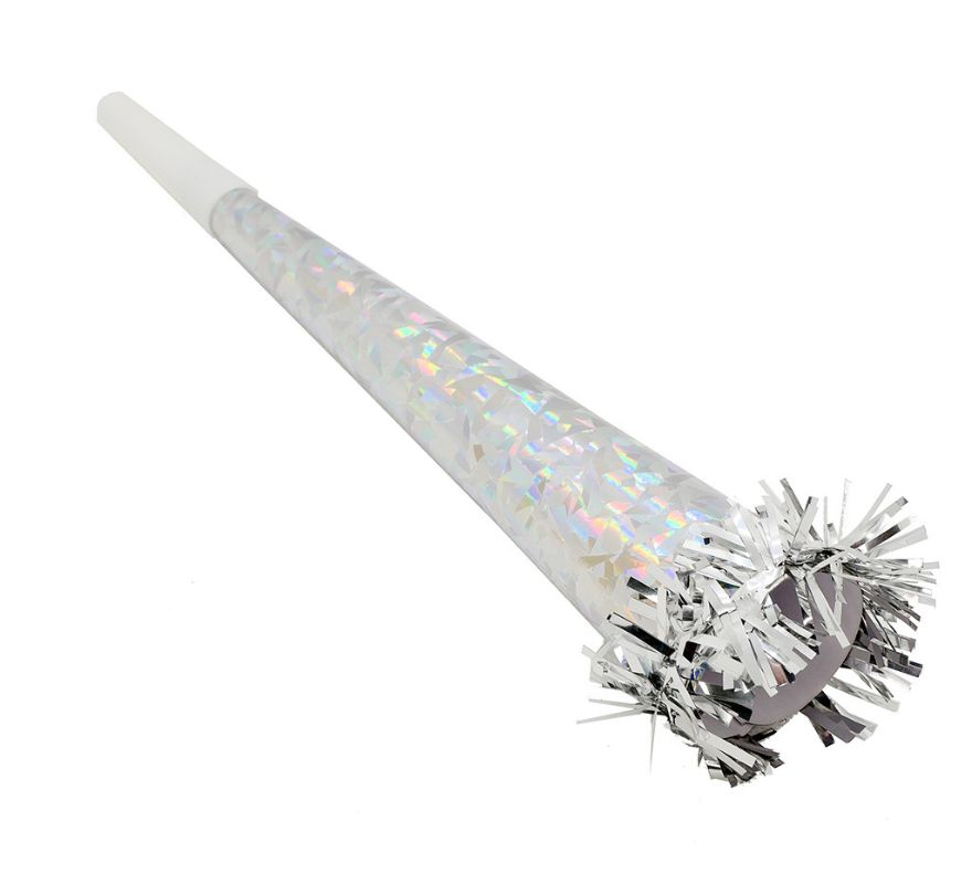 Trompete metálico em várias cores 26 cm