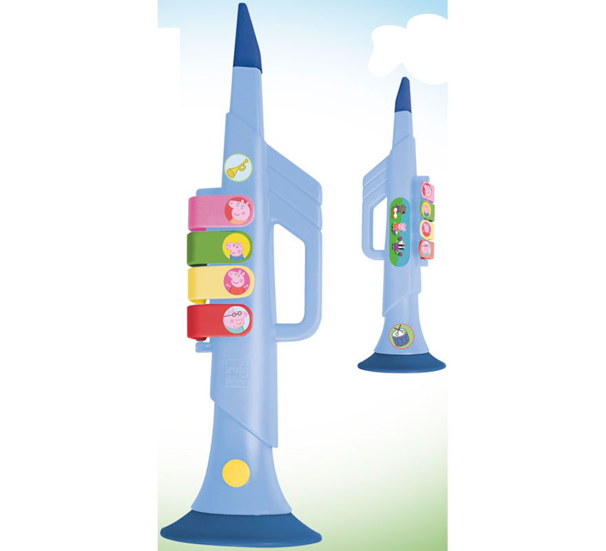 Trompeta Peppa Pig de 4 Notas en Estuche