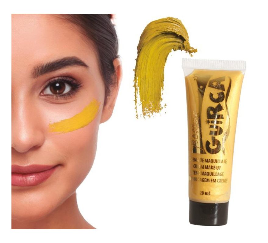 Tubo de 20 ml de maquiagem em creme várias cores.