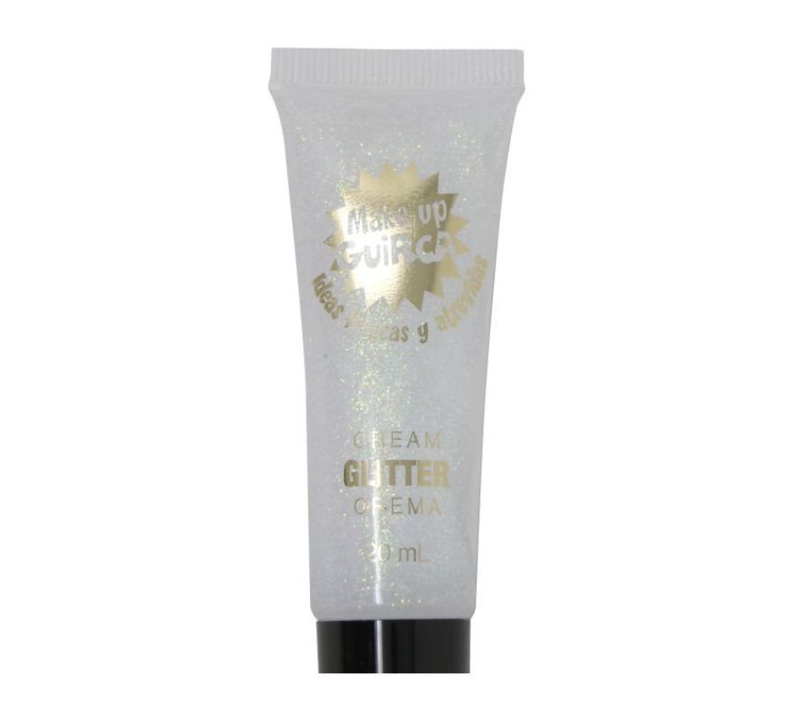 Tube of glitter cream makeup 20 ml in various colors