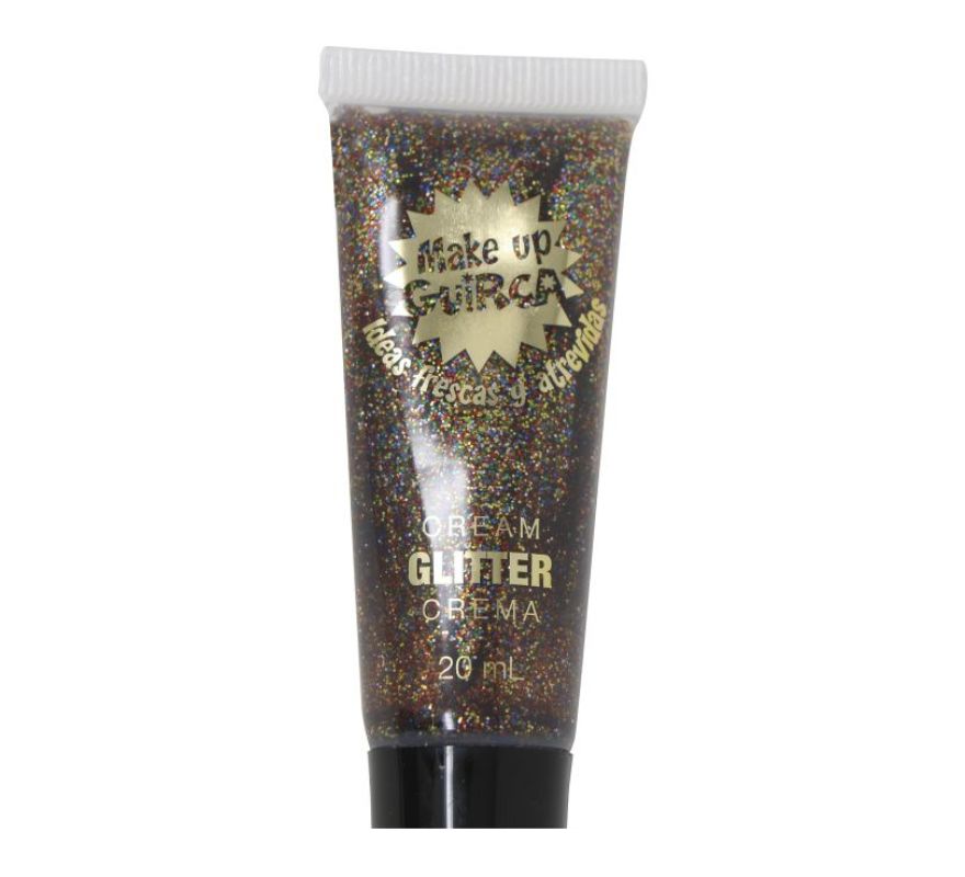 Tube of glitter cream makeup 20 ml in various colors