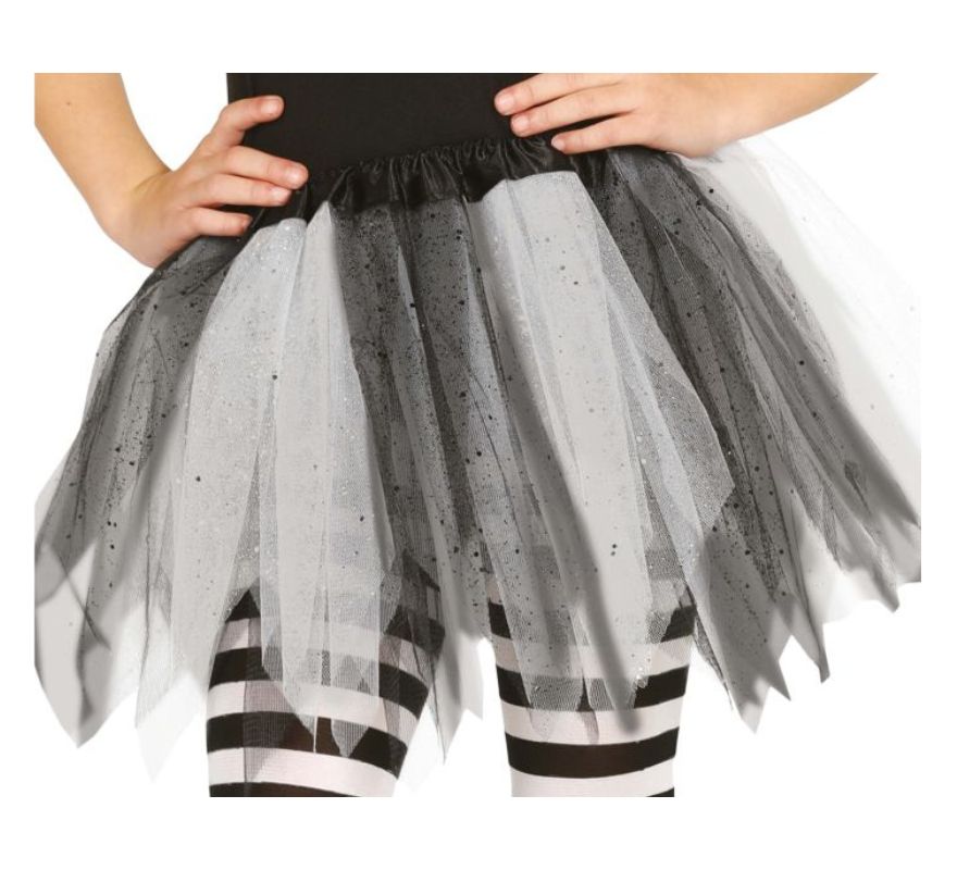 Tutu brilhante em várias cores para meninas