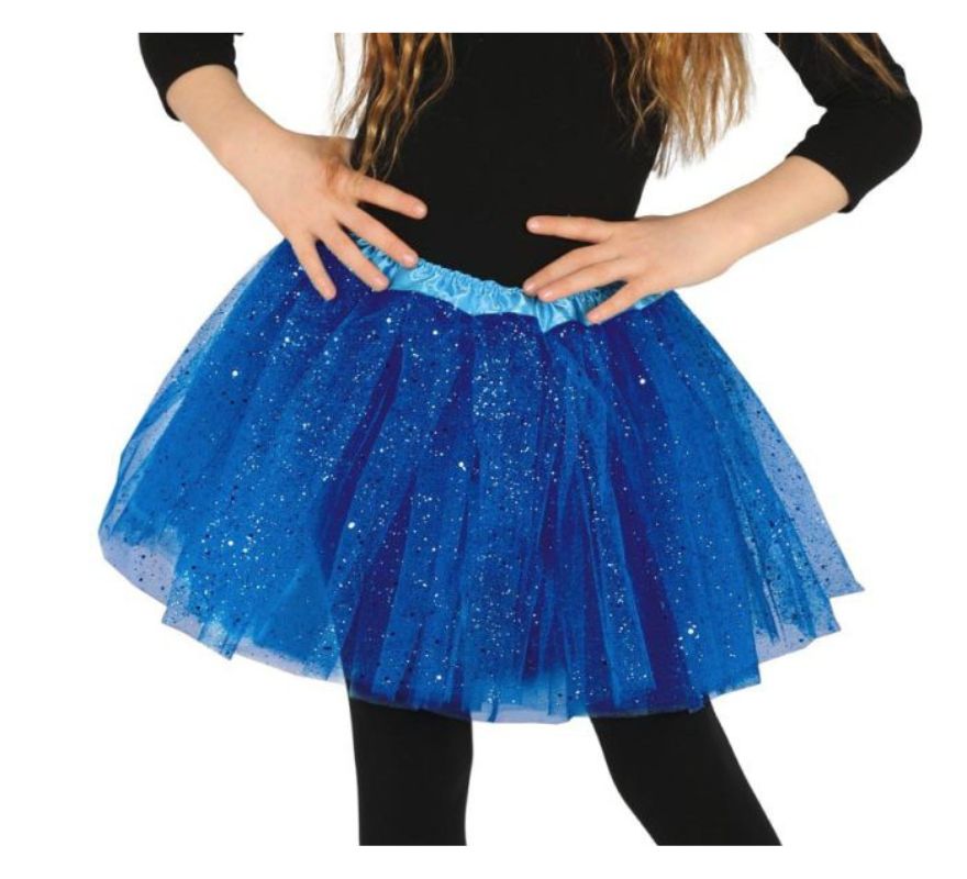 Tutu brilhante em várias cores para meninas