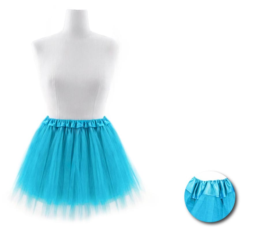 Tutu com bainha em várias cores 45 cm adulto