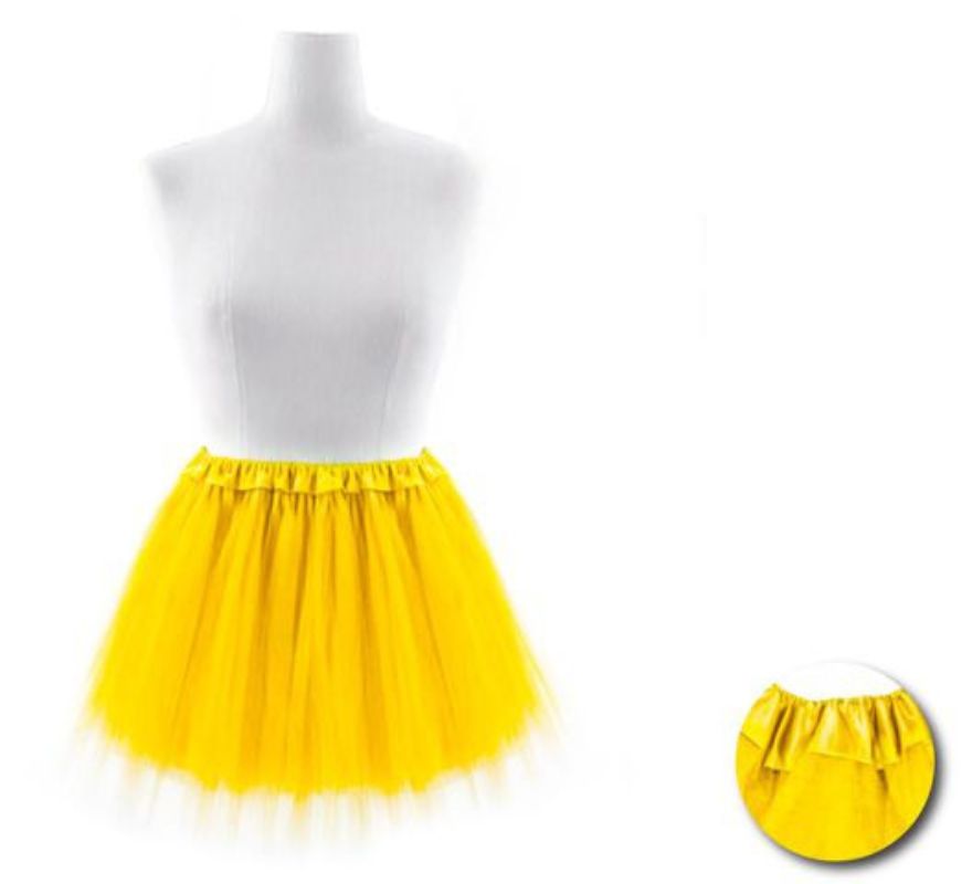 Tutu com bainha em várias cores 45 cm adulto