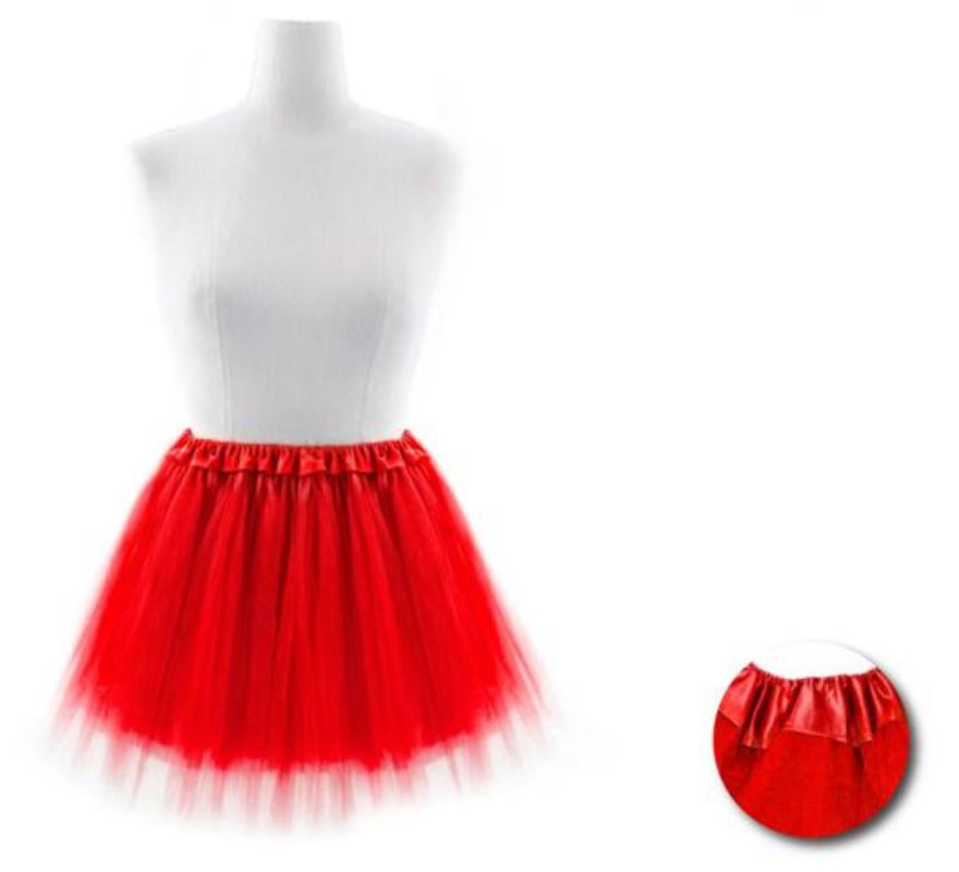 Tutu com bainha em várias cores 45 cm adulto