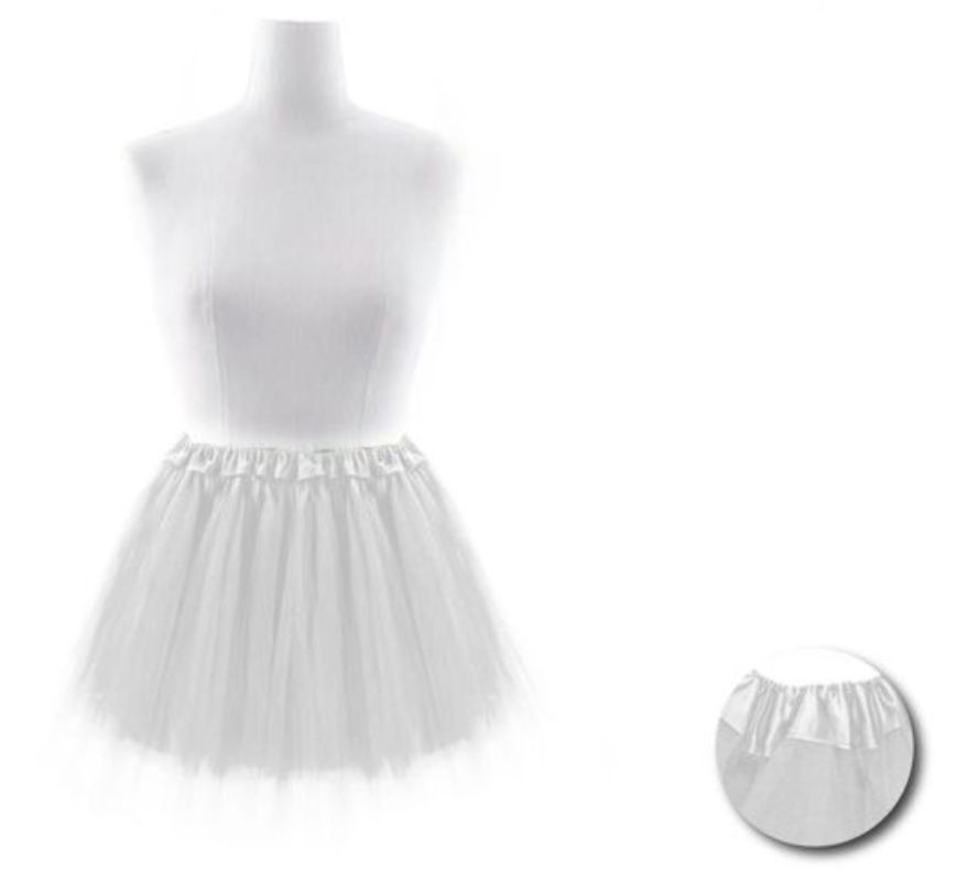 Tutu com bainha em várias cores 45 cm adulto