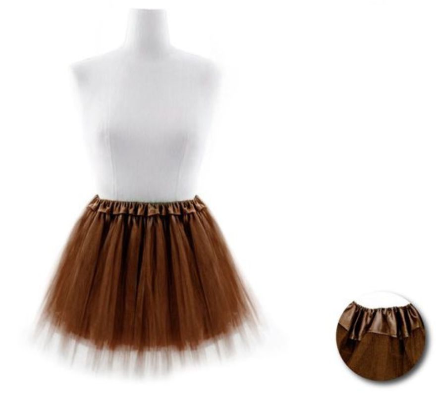 Tutu com bainha em várias cores 45 cm adulto