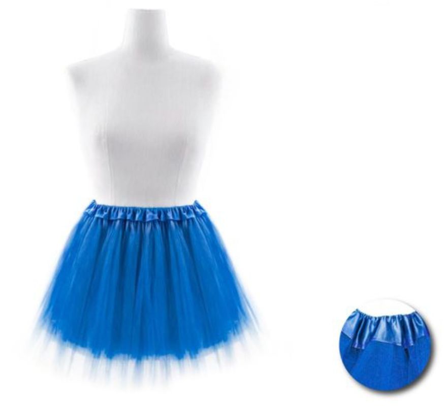 Tutu com bainha em várias cores 45 cm adulto