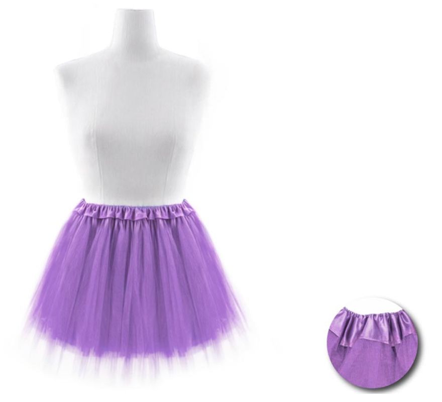 Tutu com bainha em várias cores 45 cm adulto