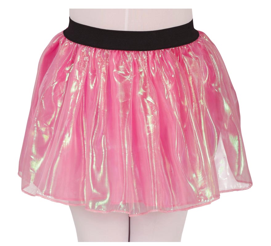 Children's 30 cm Iridescent effect tutu in various colors