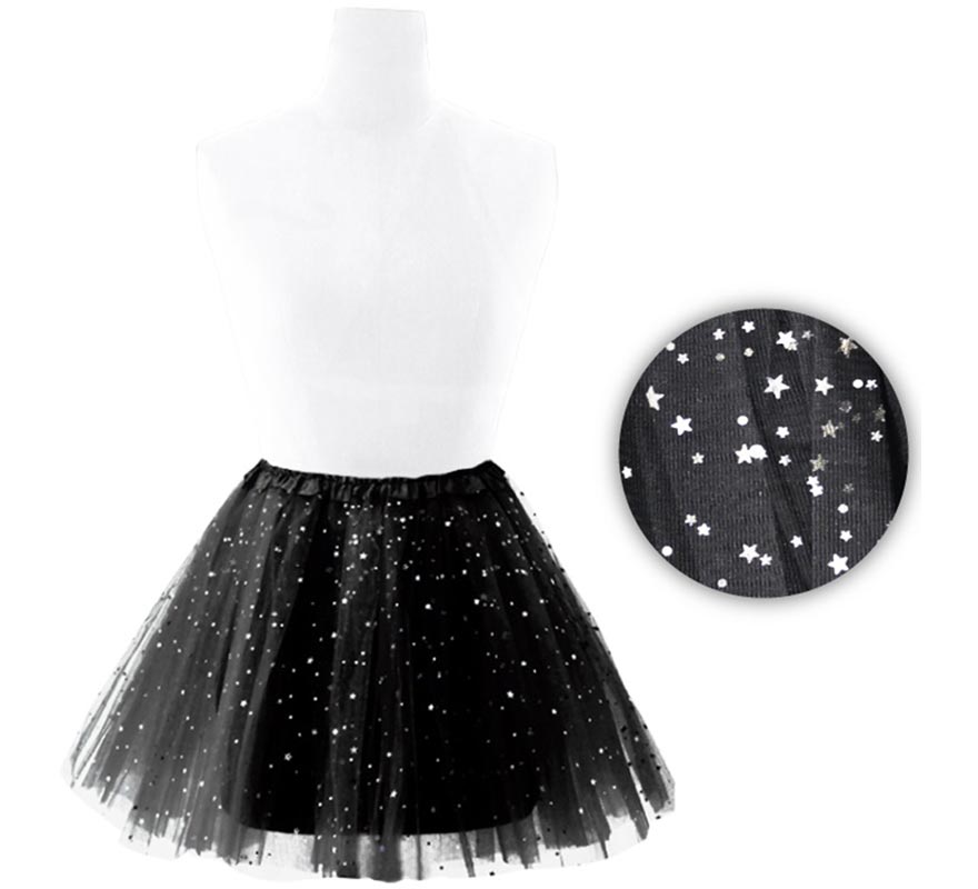 Tutu de estrelas em várias cores para mulher 40 cm