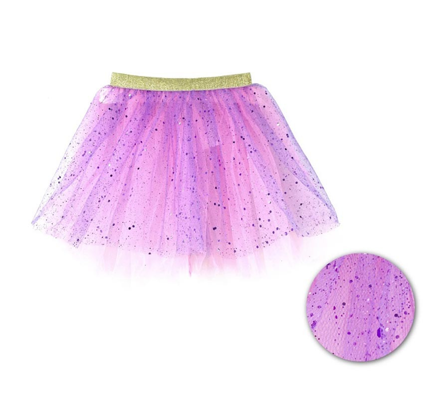 Lilac tutu with frost 42-50x30 cm