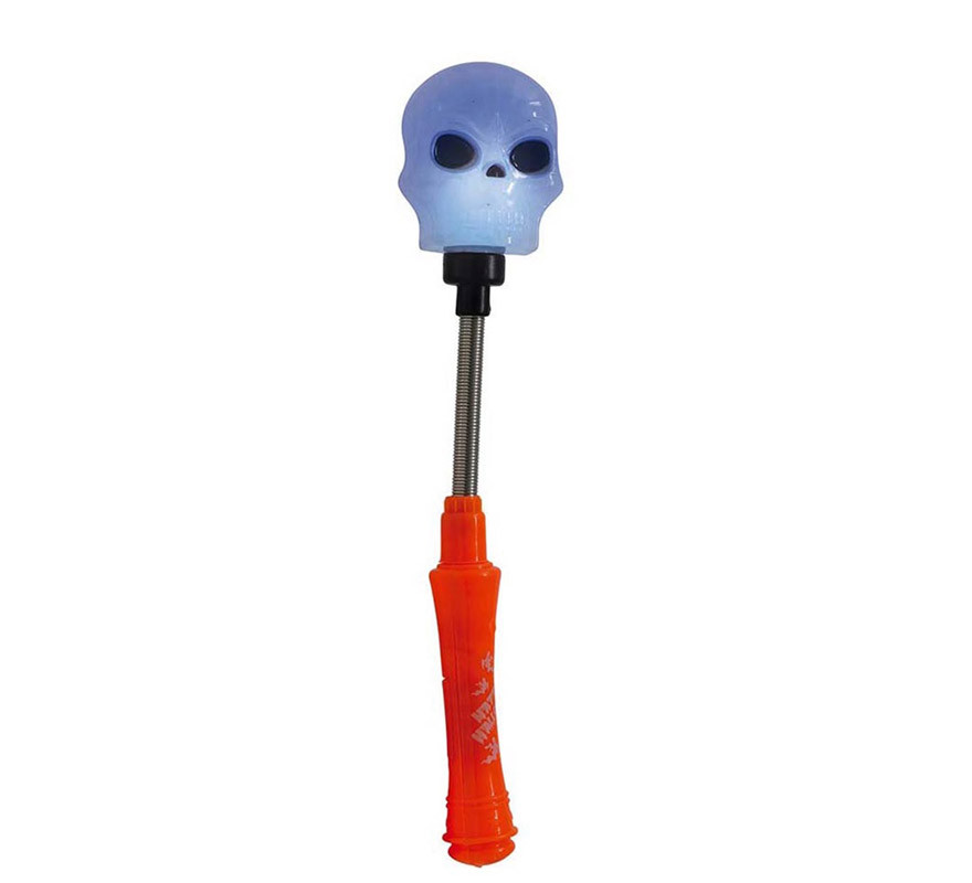 Skull Wand with Light 24 cm