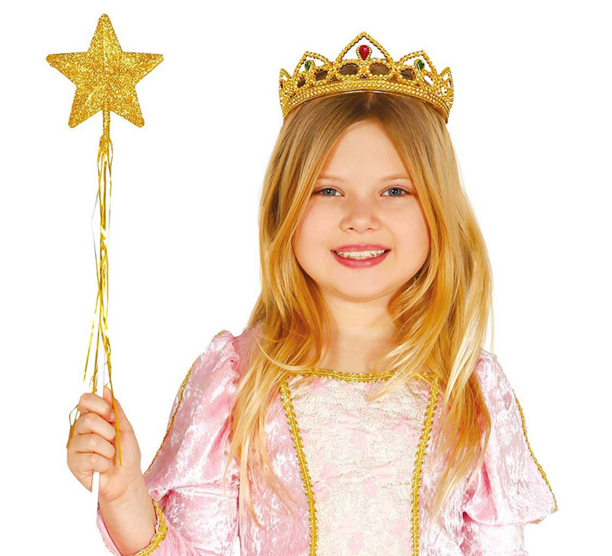 45 cm Gold Fairy Wand