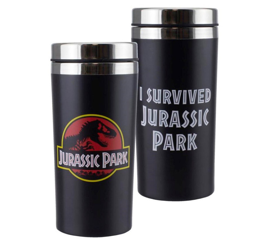 Jurassic Park Survived Travel Glass