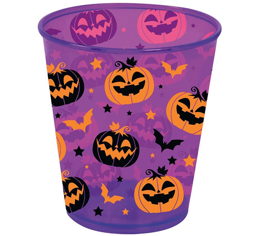 Halloween purple glass 10 cm