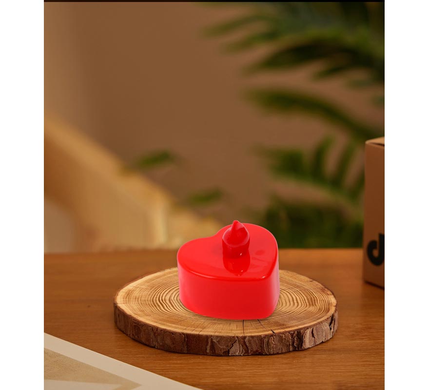 Vela Coração de 4cm Vela Coração de 4cm