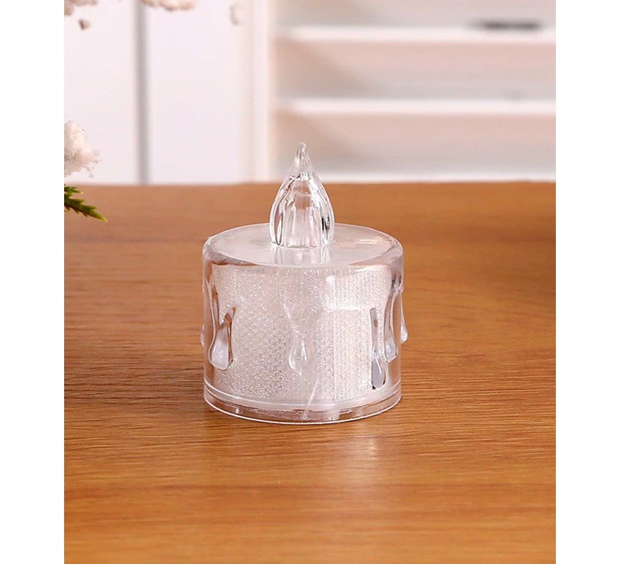 Vela de gotejamento transparente de 5 cm Vela de gotejamento transparente de 5 cm