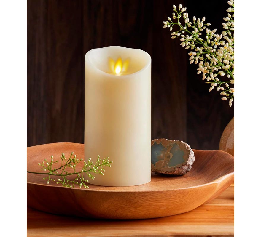 Vela oscilante branca de 15 cm Vela oscilante branca de 15 cm