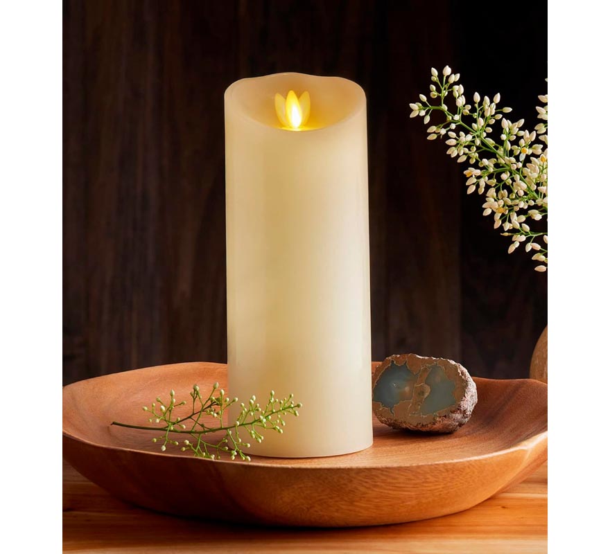Vela oscilante branca de 17,5 cm Vela oscilante branca de 17,5 cm