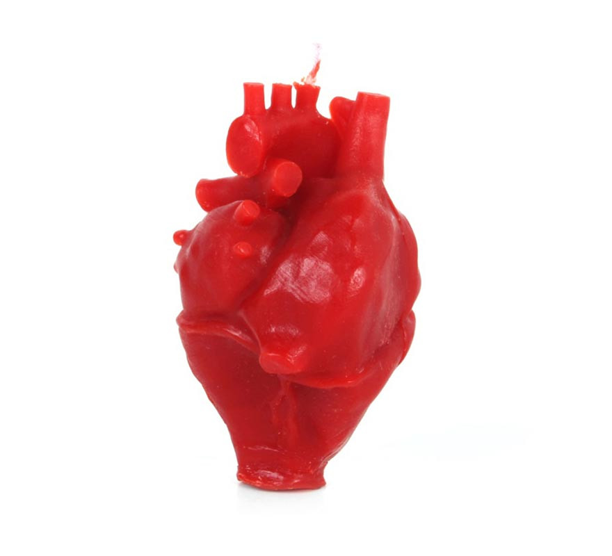 Red Heart Scented Candle 6x5x9 cm