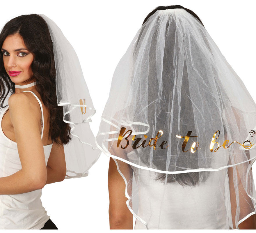 Bride To Be 70cm Bridal Veil