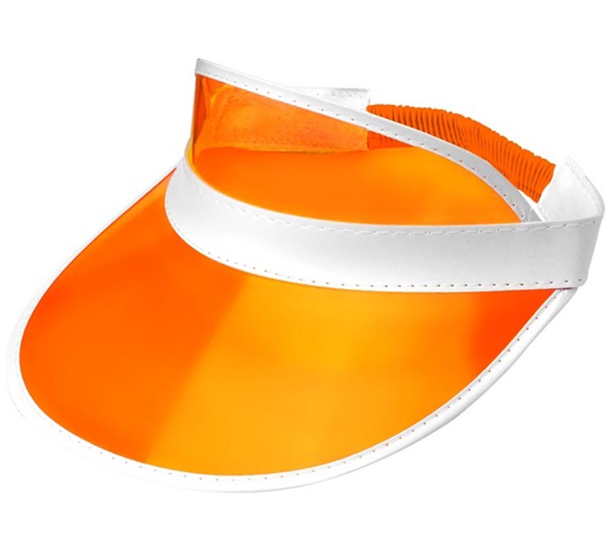 Viseira neon transparente em várias cores