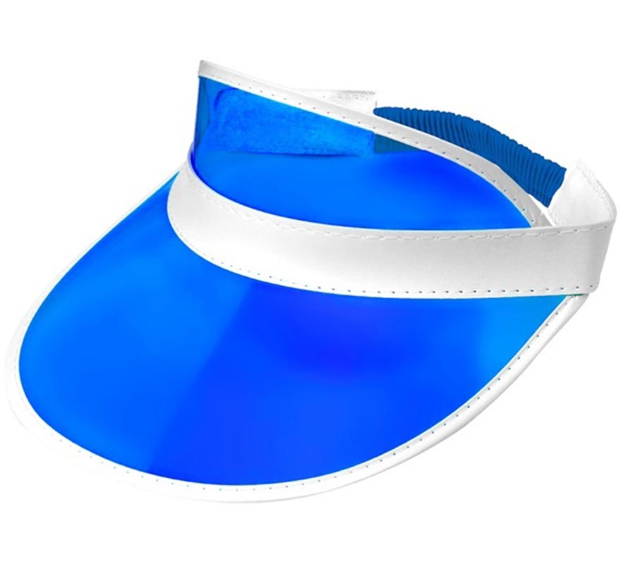 Viseira neon transparente em várias cores