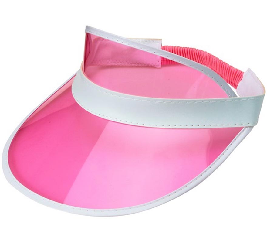 Viseira neon transparente em várias cores