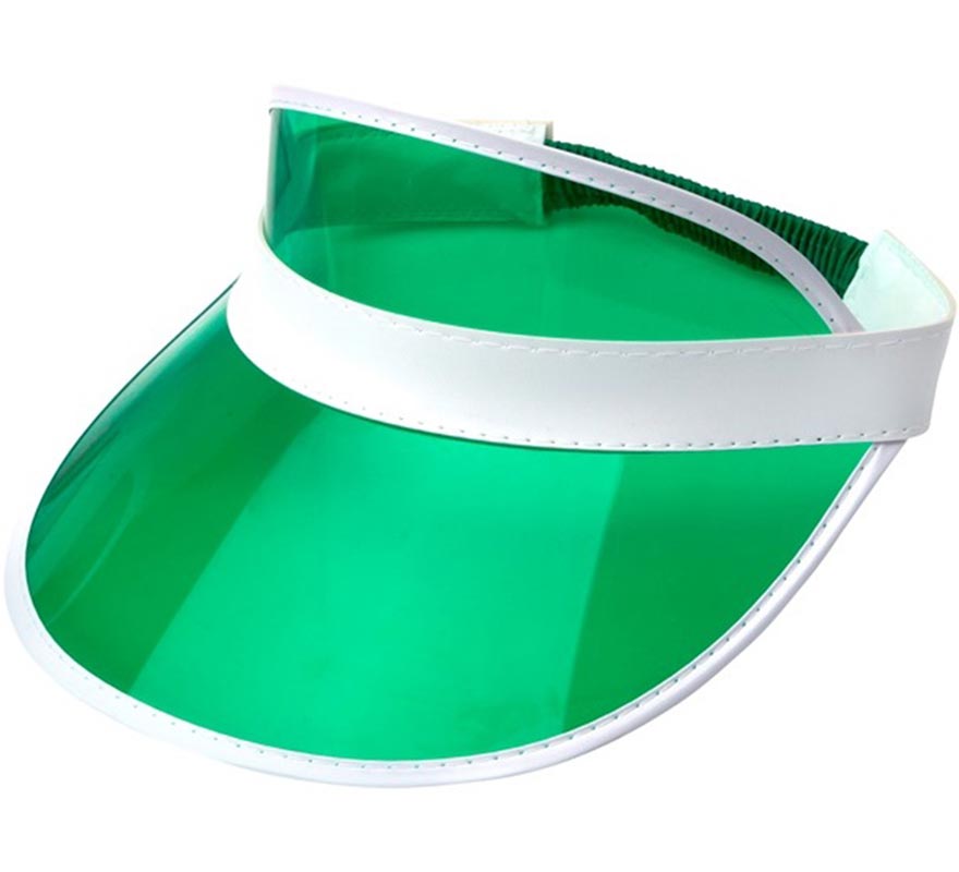 Viseira neon transparente em várias cores