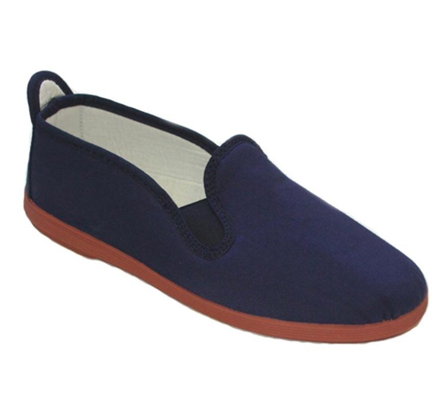 Kung-Fu slippers in Dark Blue in sizes 24 to 46