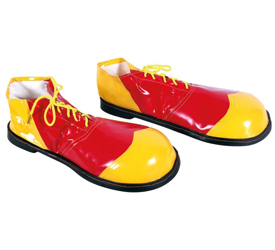 empresario exposición nombre Zapatos de Payaso de Vinilo Amarillo y Rojo